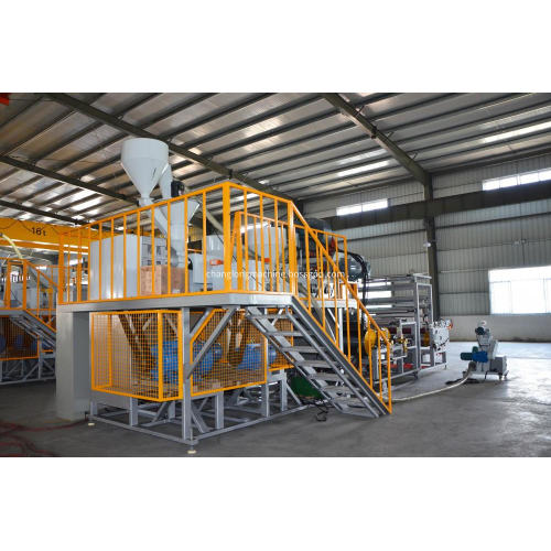 Plastic film stretch vershoudfolie machine